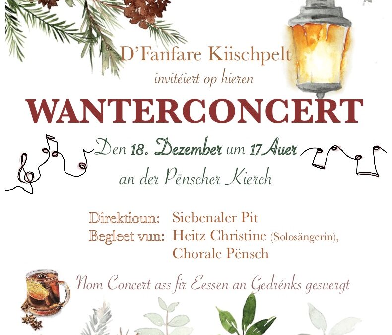 Fanfare Kiischpelt – Wanterconcert