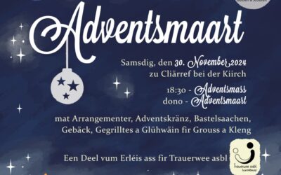 Guiden a scouten – St Benoît Cliärref – Adventsmaart den 30. November 2024