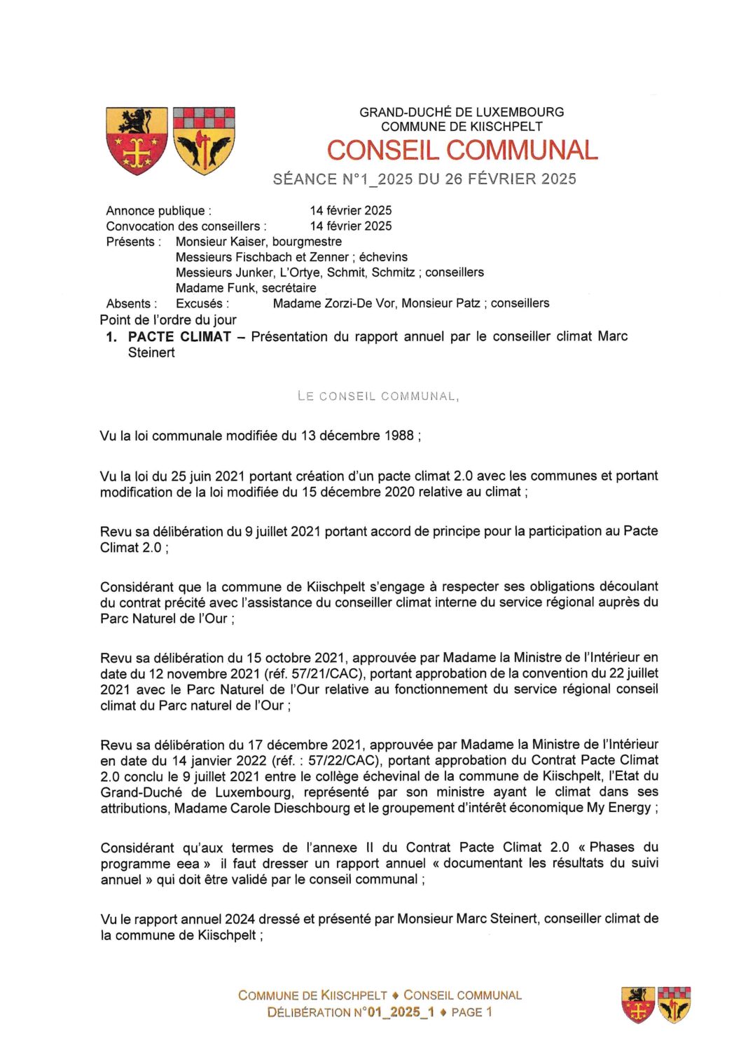 1.1.1 Delibaeration Klimaziele Leitbild