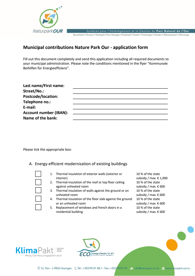 Veuillez sélectionner le lien pour télécharger le formulaire de demande
