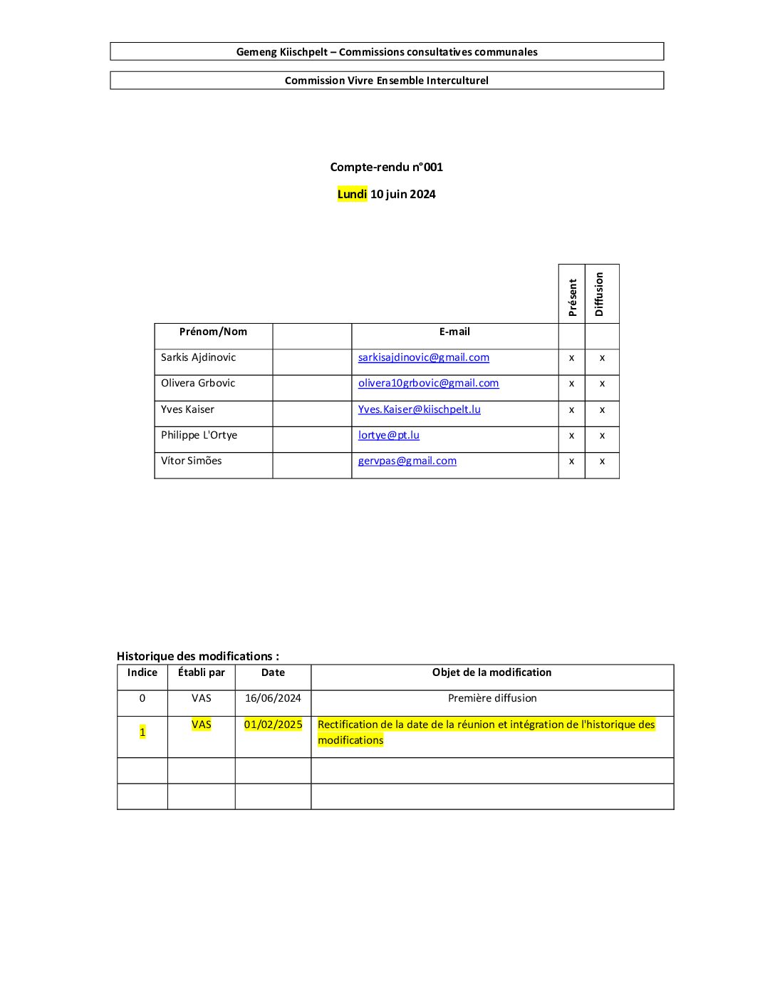 CR_001 - Rapport N°1 du 10.09.2024 FR