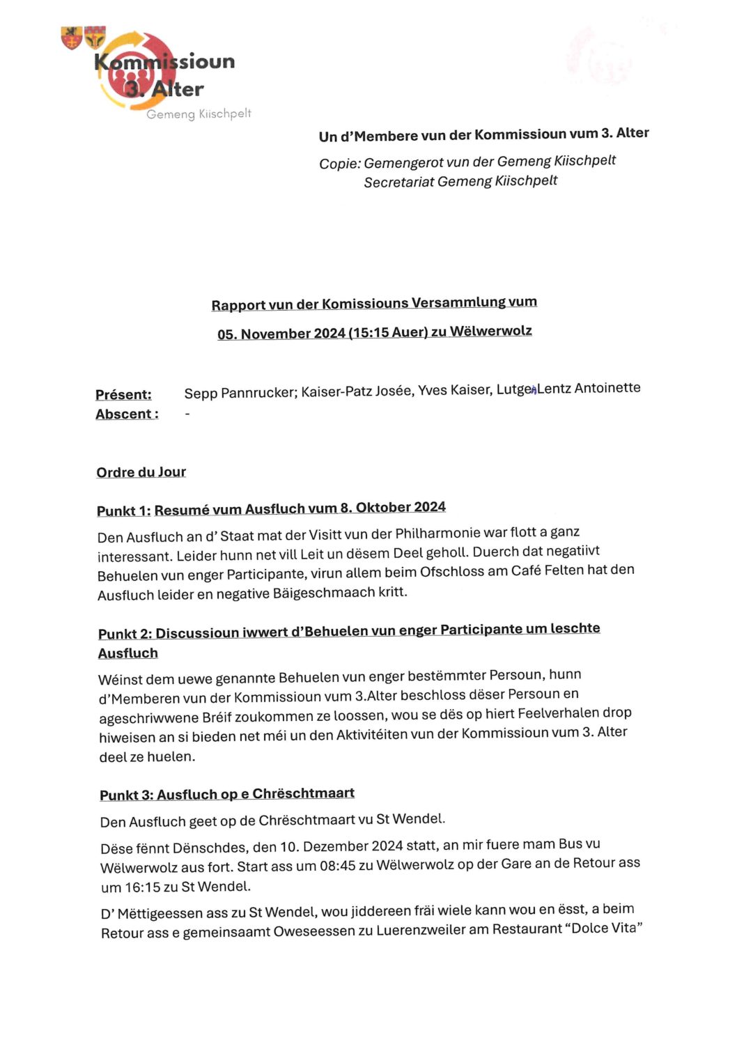 Rapport 05.11.2024