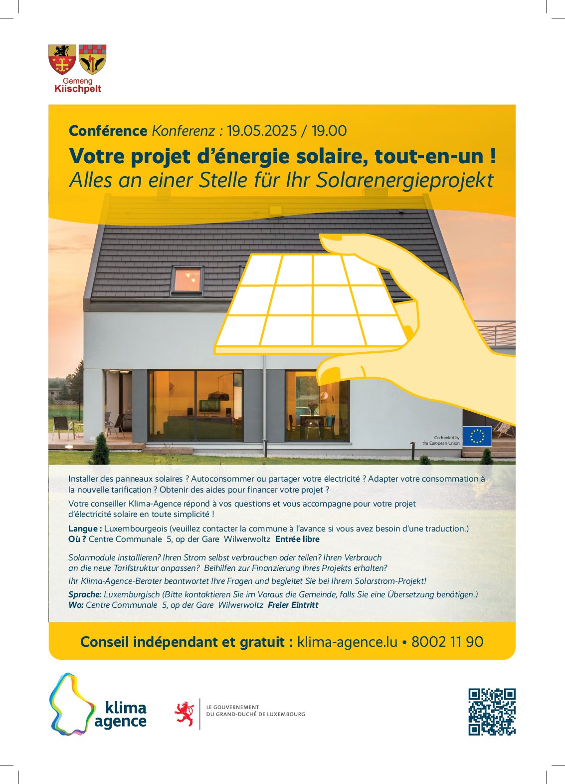 Solarenergieprojekt - Projet énergie solaire