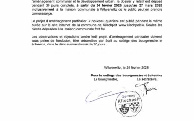 PAP NQ « Ierwescht Duerf à Enscherange »