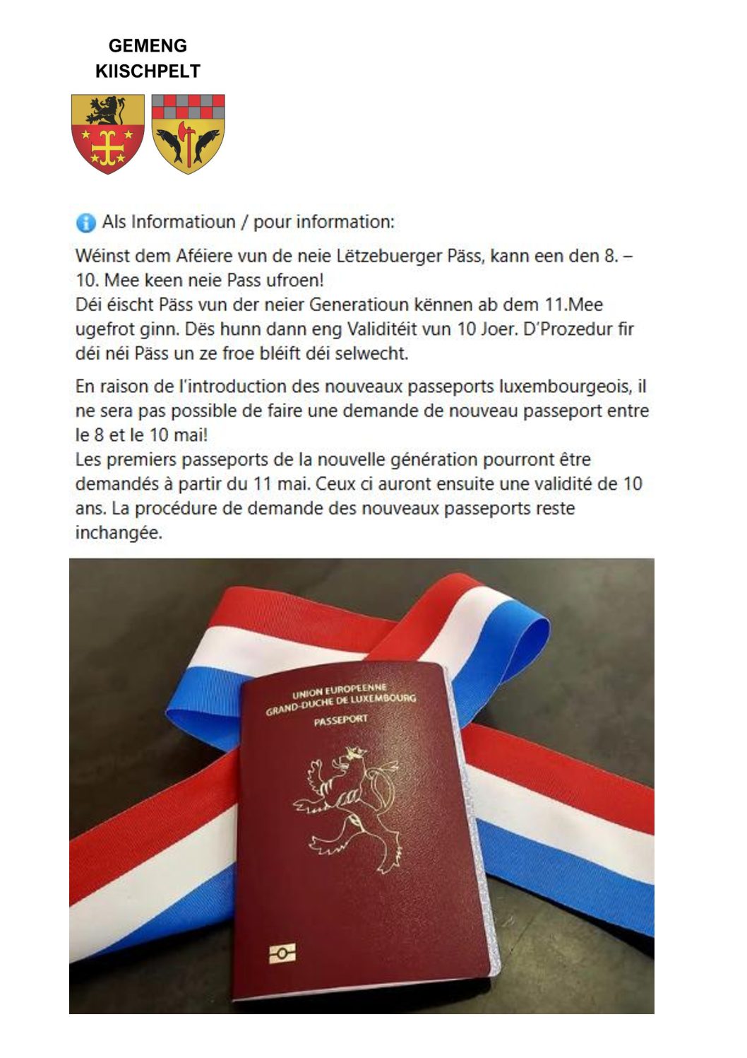 Päss/Passeports 2026