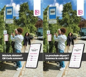 Code QR aux arrêts de bus